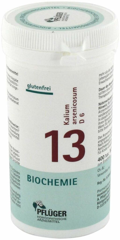 Biochemie Pflüger 13 Kalium arsenicosum D6 400 Tabletten online