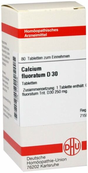 Calcium Fluoratum D 30 80 Tabletten