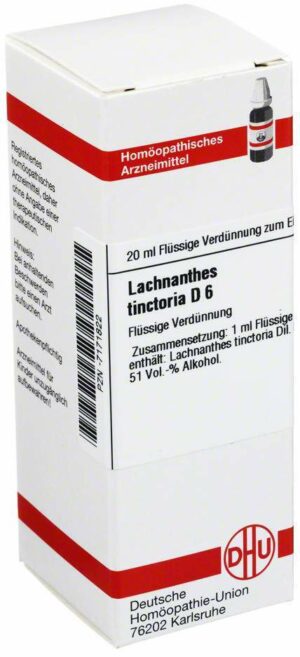 Dhu Lachnanthes Tinctoria D6 Dilution