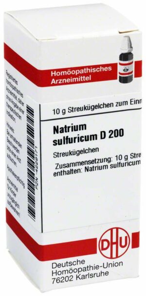 Natrium Sulfuricum D 200 Globuli