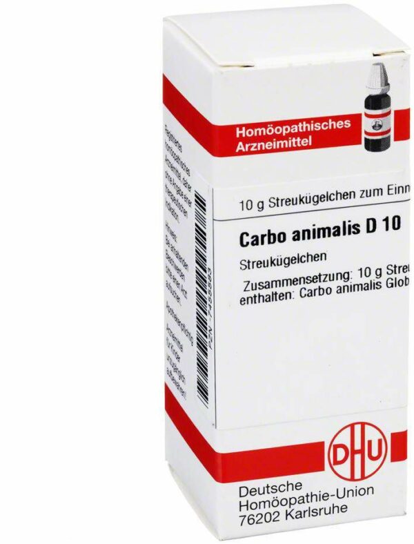 Carbo Animalis D 10 Globuli