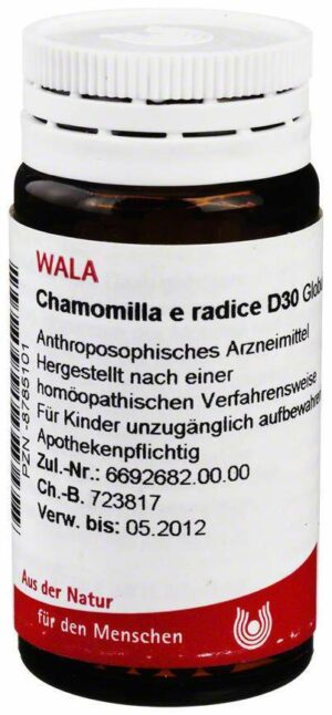 Wala Chamomilla e radice D30 20 g Globuli