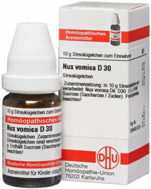 Nux Vomica D 30 10 G Globuli