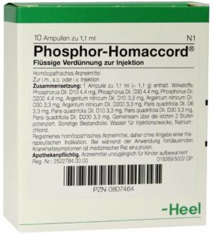 Phosphor Homaccord 10 Ampullen