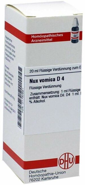 Nux Vomica D4 20 ml Dilution