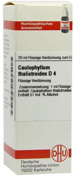 Caulophyllum Thalictroides D 4 20 ml Dilution