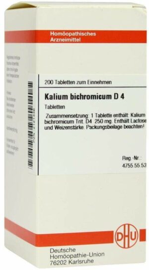 Kalium Bichromicum D 4 200 Tabletten