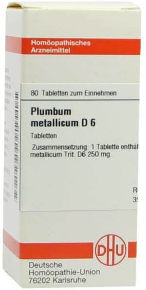 Plumbum Metallicum D 6 Tabletten