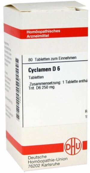 Cyclamen D 6 80 Tabletten