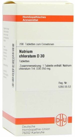 Natrium Chloratum D 30 200 Tabletten