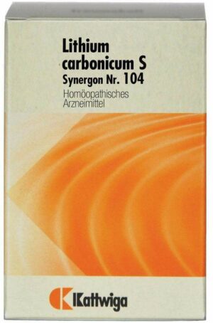 Kattwiga Synergon 104 Lithium Carbonicum S Tabletten 200 Tabletten