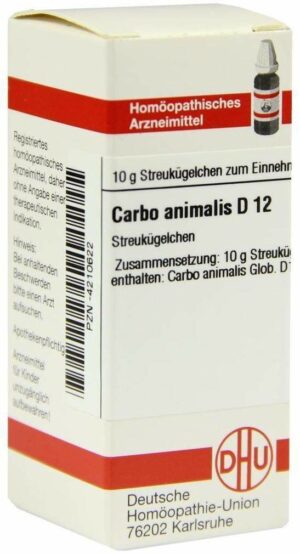 Carbo Animalis D 12 Globuli