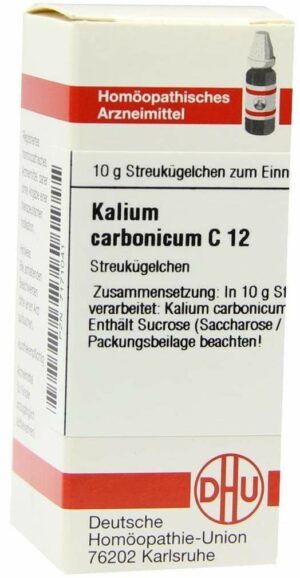 Kalium Carbonicum C 12 Globuli