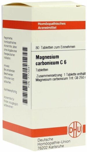 Magnesium Carbonicum C 6 Tabletten