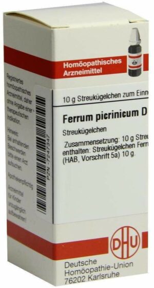 Ferrum Picrinicum D12 10 G Globuli