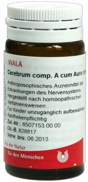 Wala Cerebrum comp. A Cum Auro comp. 20 g Globuli