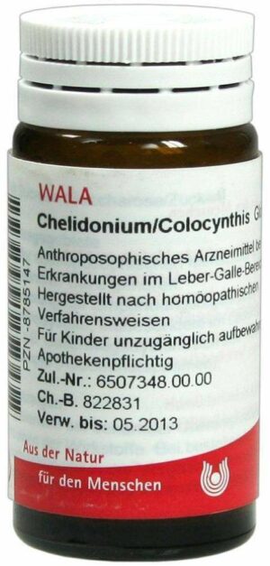 Wala Chelidonium Colocynthis 20 g Globuli