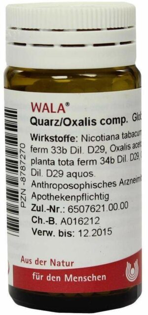 Wala Quarz- Oxalis comp. 20 g Globuli