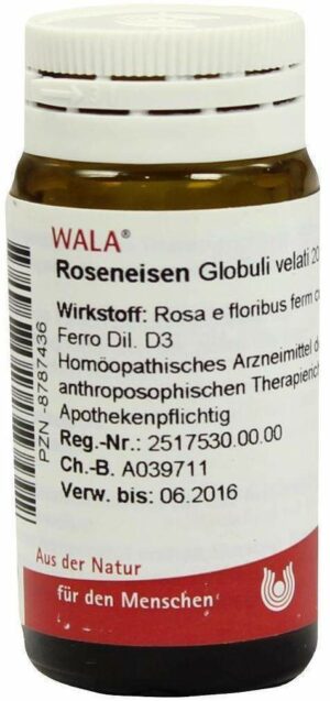 Wala Roseneisen 20 g Globuli