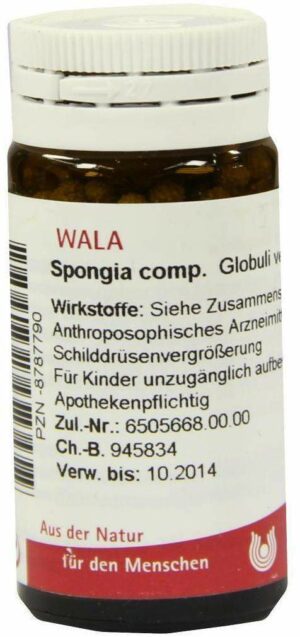 Wala Spongia comp. 20 g Globuli