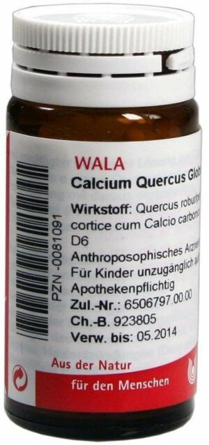 Wala Calcium Quercus Velati 20 g Globuli