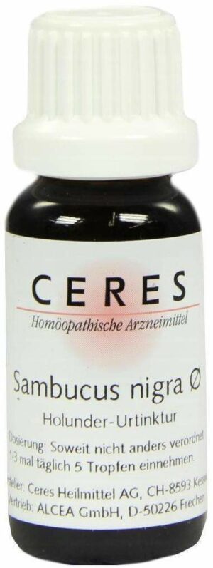 Ceres Sambucus Nigra Urtinktur 20 ml Tropfen