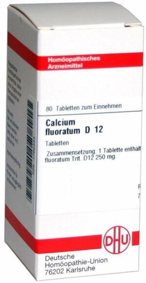 Calcium Fluoratum D12 80 Tabletten