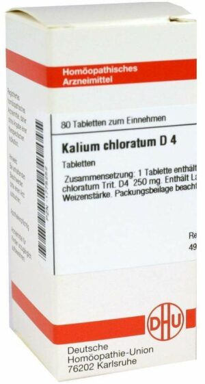 Dhu Kalium Chloratum D4 80 Tabletten