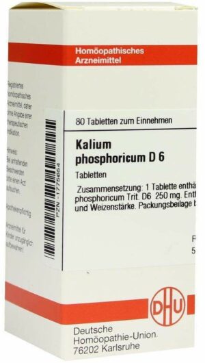 Kalium Phosphoricum D6 Tabletten 80 Tabletten