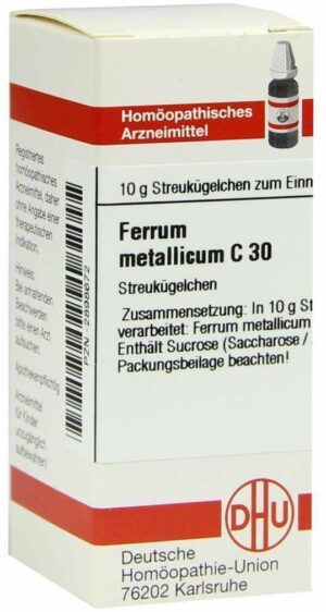 Ferrum Metallicum C 30 Globuli