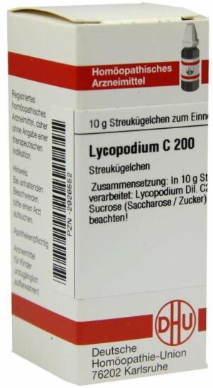 Lycopodium C200 Dhu 10 G Globuli