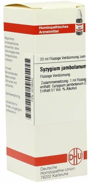 Syzygium Jambolanum D4 20 ml Dilution