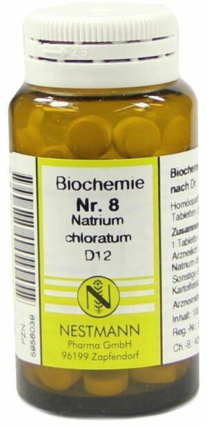 Biochemie 8 Natrium Chloratum D 12 100 Tabletten