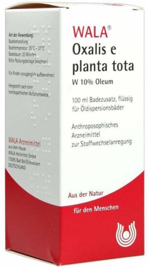 Wala Oxalis e planta tota W 10% Oleum 100 ml Öl