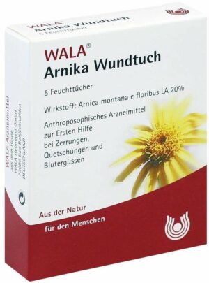 Wala Arnika Wundtuch 5 Feuchttücher