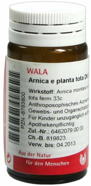 Wala Arnica e planta tota D6 20 g Globuli