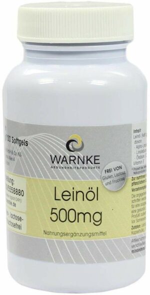 Leinöl 500 mg 100 Kapseln