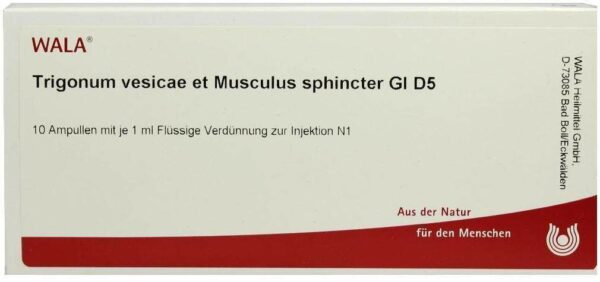 Wala Trigonum vesicae et Musculus sphincter Gl D5 10 x 1 ml Ampullen