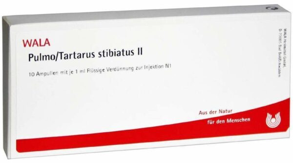 Wala Pulmo - Tartarus Stibiatus II 10 x 1 ml Ampullen