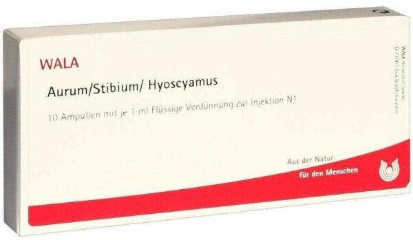 Wala Aurum- Stibium- Hyoscyamus 10 x 1 ml Ampullen