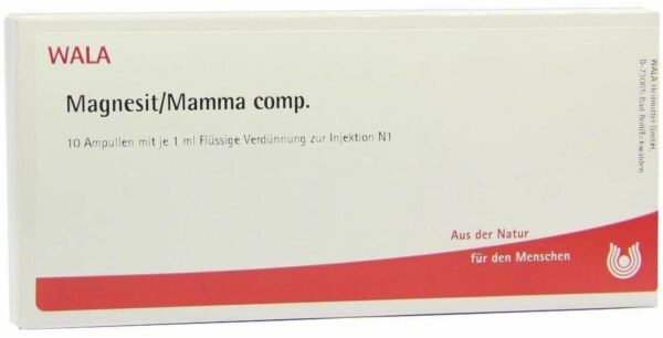 Wala Magnesit Mamma comp. 10 x 1 ml Ampullen