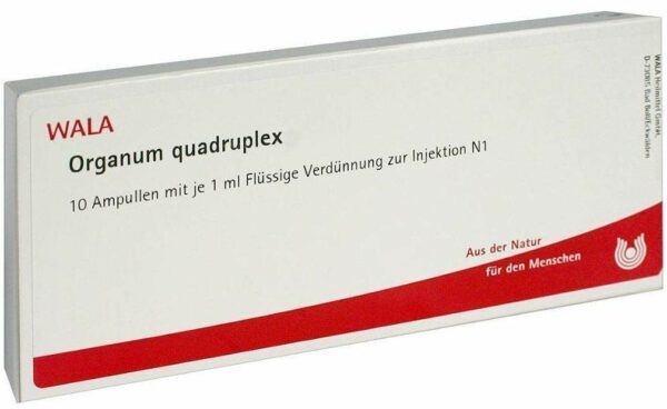 Wala Organum quadruplex 10 x 1 ml Ampullen