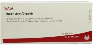 Wala Roseneisen Graphit 10 x 1 ml Ampullen