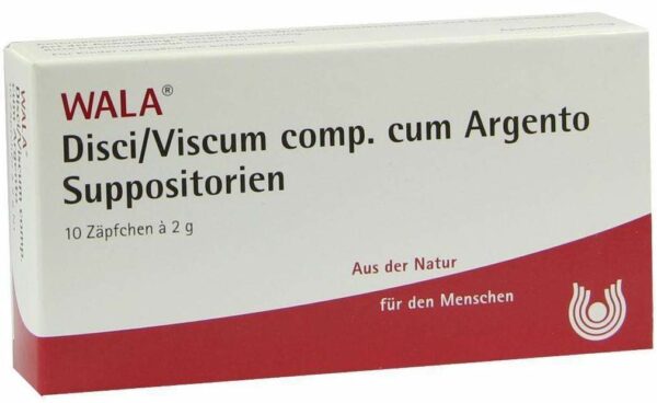 Wala Disci- Viscum comp. cum Argento Suppositorien 10 x 2 g