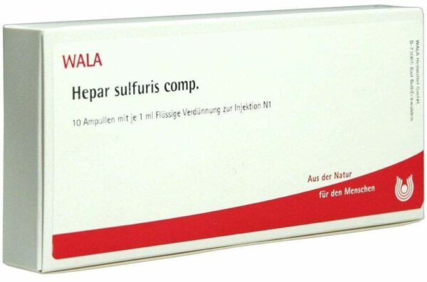 Wala Hepar sulfuris comp. 10 x 1 ml Ampullen