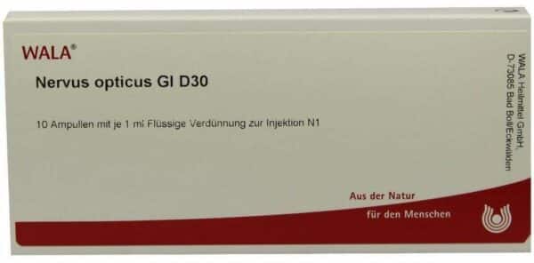 Wala Nervus opticus Gl D30 10 x 1 ml Ampullen