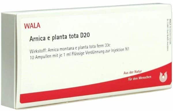 Wala Arnica e planta tota D20 10 x 1 ml Ampullen