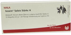 Wala Iscucin Salicis Stärke A 10 x 1 ml Ampullen