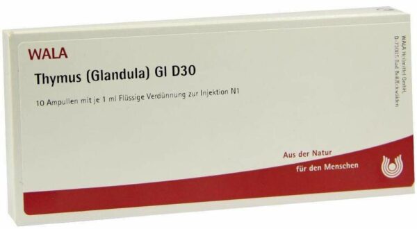 Wala Thymus Glandula Gl D30 10 x 1 ml Ampullen