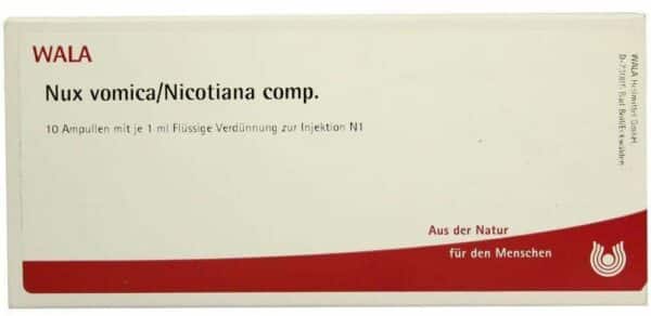 Wala Nux Vomica - Nicotiana comp. 10 x 1 ml Ampullen